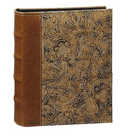 Pioneer Normandy Series Bound Photo Album, Holds 208 4x6" Photos, Brown