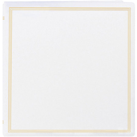 Pioneer X-Pando Post Bound Magnetic Page Photo Album, Holds 20 11x11", White