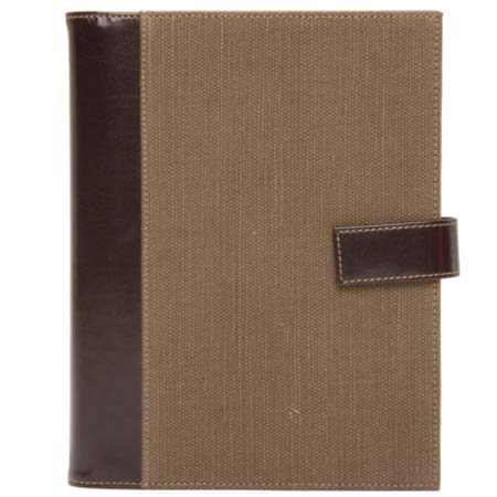 Swing Marino Bound Photo Album, Holds 72 4" x 6" Photos 2-up, Brown with Chestnut Bonded Back.