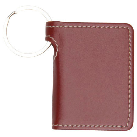 Swing Key Chain Plastic 2" x 3" Photo Holder, Red