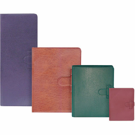 Pioneer Photo Album Pioneer Seville Series Bound Photo Album with Strap Closure, Random Solid Color Grained Leatherett Cover, Holds 128 4x6" Photos, 2 Per Page.