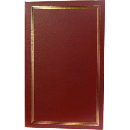 Pioneer Classic 3 Ring Photo Album, Holds 204 4x6", 3 Per Page, Burgundy