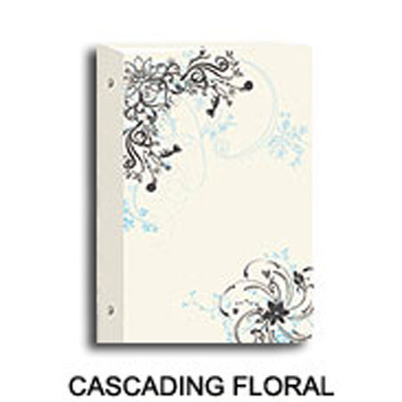 Pioneer Classic 3 Ring Album Holds 204 4x6" 3 Per Page Cascading Floral Swirls.