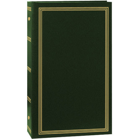 Pioneer Classic 3 Ring Photo Album,Holds 300 4x6" Photos,3 Per Page,Hunter Green