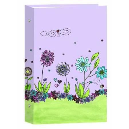 Pioneer Classic 3 Ring Photo Album, Holds 504 4x6" Photos, 3 Per Page -FLOWER