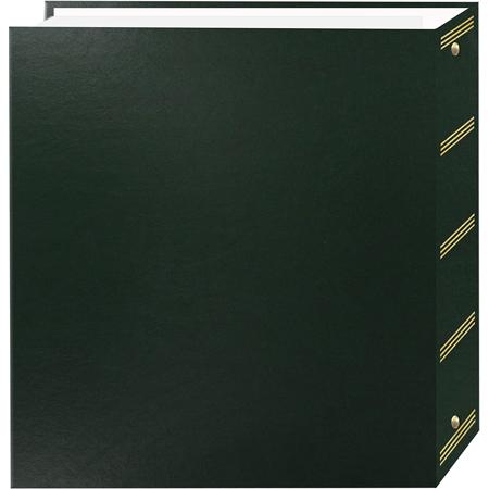 Pioneer Deluxe 3-Ring Album with 100 7.75x10.75" Magnetic Pages, Hunter Green