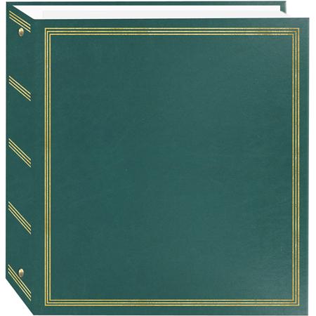 Pioneer Photo Album Deluxe 3-Ring Album with 100 7.75x10.75" Magnetic Pages, Holds 5x7" Prints, Teal