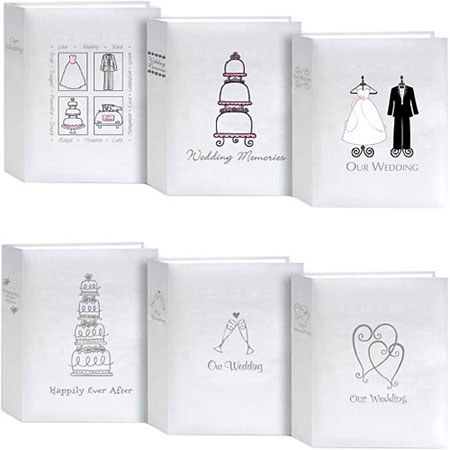 Pioneer WBT46 4x6 White Cover Bound Wedding Album
