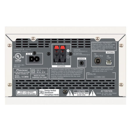 Pioneer Electronics X-CM56 2-Channel 30W Wireless Mini Stereo