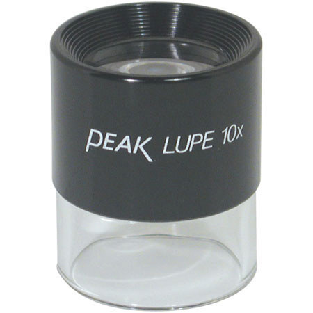 Peak 1961 Lupe 10x Glass Magnifier Loupe
