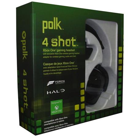 Polk Audio 4 Shot Xbox One Gaming Headset with Microphone, Ink Black