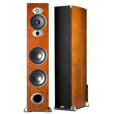 Polk Audio RTiA7 High Performance Floorstanding Tower Loudspeaker, Single,Cherry