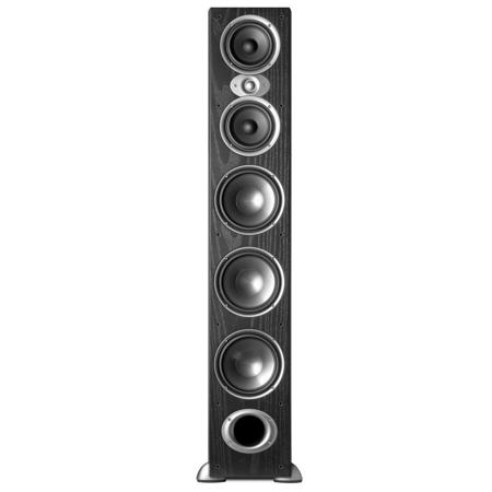 Polk Audio RTiA9 High Performance Floorstanding Tower Loudspeaker, Single, Black