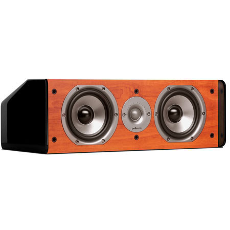 Polk Audio CS10 Center Channel Speaker with Dual 5.25" Drivers, Cherry
