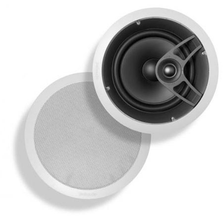 Polk Audio MC80 Basic In-Ceiling Loudspeaker with 8" Driver, Single
