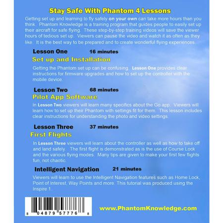 Phantom Knowledge Step-By-Step Training for DJI Phantom 4 Quadcopter (Blu-ray)