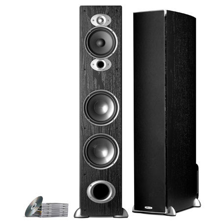 Polk Audio RTiA7 High Performance Floorstanding Loudspeaker, Single, Black