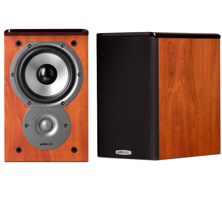 Polk Audio TSi 100 2-Way Bookshelf Speaker, Cherry