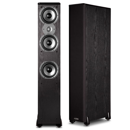 Polk Audio TSi400 4-Way Tower Speaker, Cherry