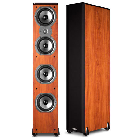 Polk Audio TSi 500 Floorstanding Tower Loudspeaker, Cherry