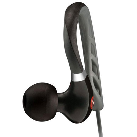 Polk Audio UltraFit 3000 In Ear Canal Sports Headphones, Black/Red
