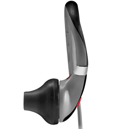 Polk Audio UltraFit 500 Comfortable Mid-Flange Headphones, Black/Red