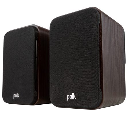Polk Audio Signature Elite ES10 Compact Satellite Surround Loudspeaker, Walnut, Pair