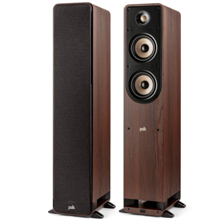 Polk Audio Signature Elite ES50 Floorstanding Speaker, Walnut, Pair