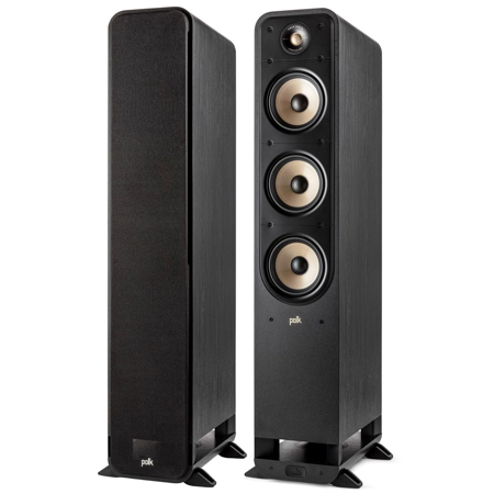 Polk Audio Signature Elite ES60 Floorstanding Speaker, Black, Pair