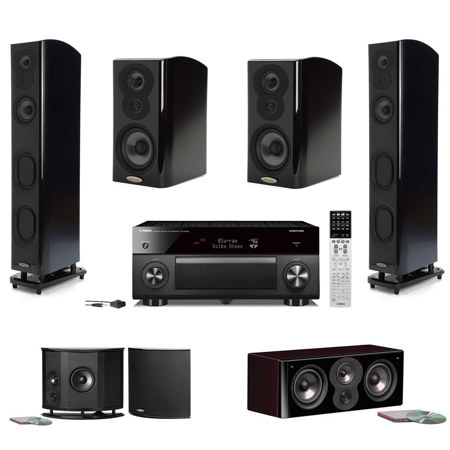 Polk Audio LSiM Seven Speaker Home Theater Bundle With Audio Bundle