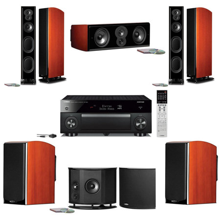 Polk Audio 'Open Box' LSiM 7 Speaker Bundle (Cherry) Yamaha RX-A1060 Receiver
