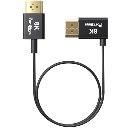 Portkeys 1' Ultra-Thin 10-Core Coaxial HDMI Cable