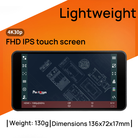 Portkeys PT6 5.2 4K HDMI Touchscreen Monitor