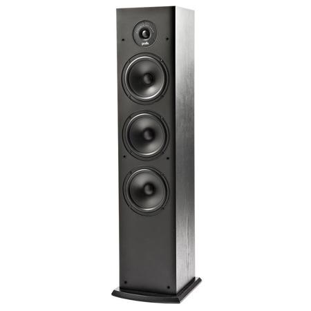 Polk Audio T-Series T50 Dual 6.5" 2-Way Floorstanding Loudspeaker, Single, Black