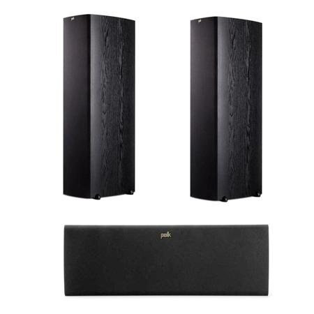 Polk Audio 2X TSx550T High Performance Tower Speakers Black W/TSx250C Speaker