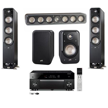 Polk Audio Home Theater 2x S60 Tower/S35 Center/S20 Bookshelf Speaker/Receiver