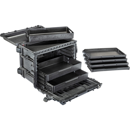 Pelican 0450 Protector Case Mobile Tool Chest with 6 Drawers