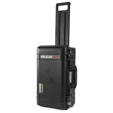 Pelican 1535 Air Wheeled Carry-on-Case w/TrekPak Divider Set & Custom Foam,Black