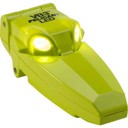 Pelican VB3 2220 Clip LED Flashlight, High Visibility Yellow