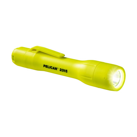 Pelican 2315 LED Flashlight with Helmet Mount, High Visibility Yellow