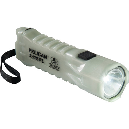 Pelican 3315PL LED Flashlight, Photoluminescent Green