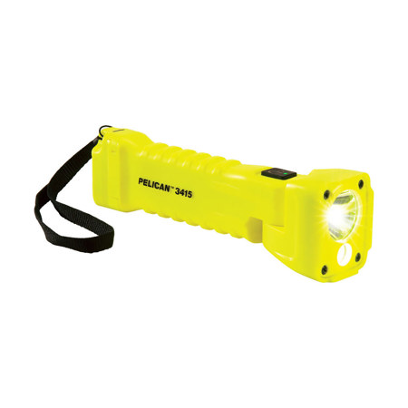 Pelican 3415 Right-Angle LED Flashlight, High Visibility Yellow