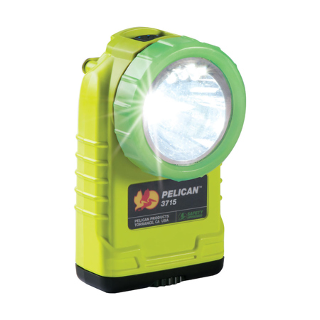 Pelican 3715PL Right-Angle LED Flashlight with Photoluminescent Shroud