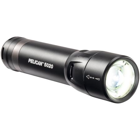 Pelican 5020 LED Flashlight, 586 Lumens, Black, AAA Battery Power