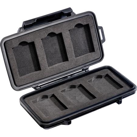 Pelican 0965 Memory Card Case for 6 CFexpress/XQD Memory Cards, Black