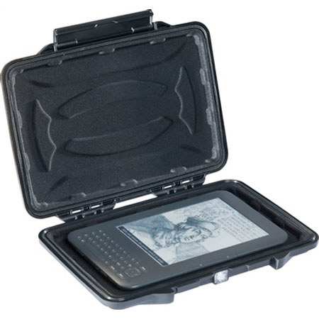 Pelican 1055CC 7" HardBack E-Reader Case, Black