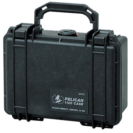 Pelican 1120 Watertight Hard Case - Without Foam Insert - Black