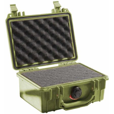 Pelican 1120 Watertight Hard Case with Foam insert - Olive Drab Green