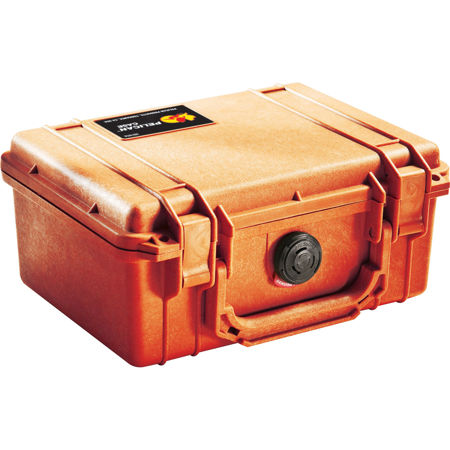 Pelican 1150 Watertight Hard Case with Foam Insert - Orange