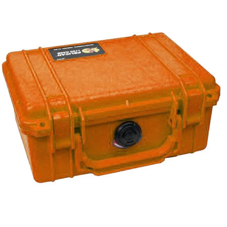 Pelican 1150 Watertight Hard Case Without Foam Insert - Orange